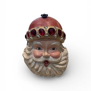 Timmy Woods Santa IX hand carved purse